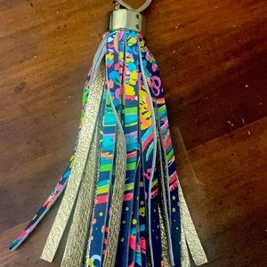 Lilly Pulitzer key chain or luggage tag